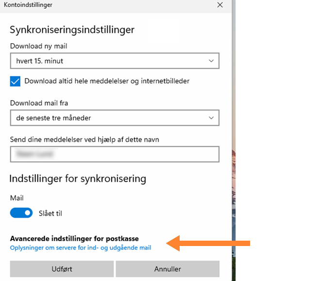 Serrated At redigere eksplicit Windows Mail: Opsætning af POP – DanDomain Support